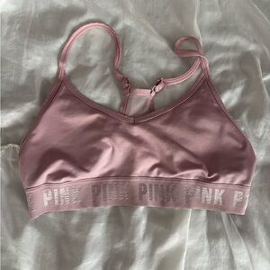 pink victoria secret sports bra